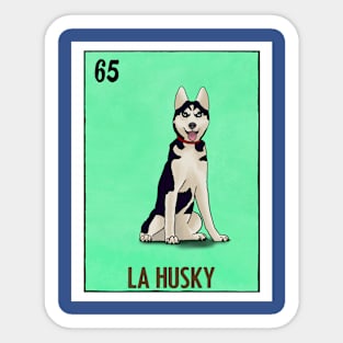 El Husky Sticker